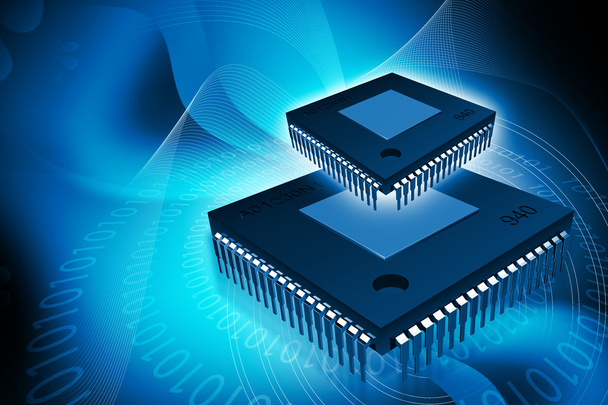Computer chip - Foto, afbeelding