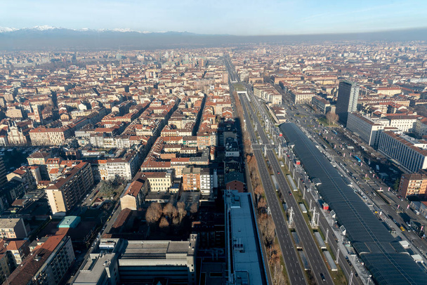 Torino yukarıdan görünüyor - Fotoğraf, Görsel