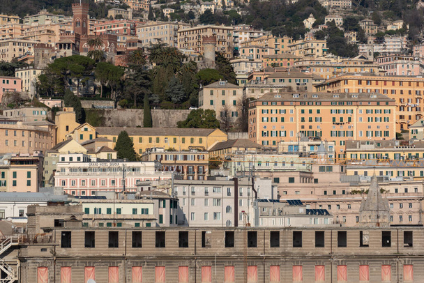 panoramic view of the city of Genoa - Photo, Image
