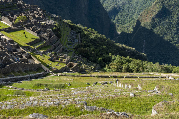 A kilátás Machu Pichu romok, Peru - Fotó, kép