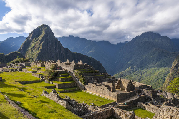 Άποψη των ερειπίων Machu Pichu, Περού - Φωτογραφία, εικόνα