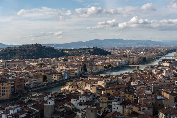 Vista panorâmica do topo da cidade de Florença Toscana
 - Foto, Imagem
