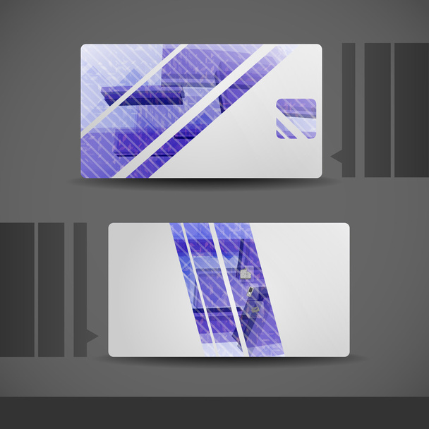 Business Card Design. - Vetor, Imagem