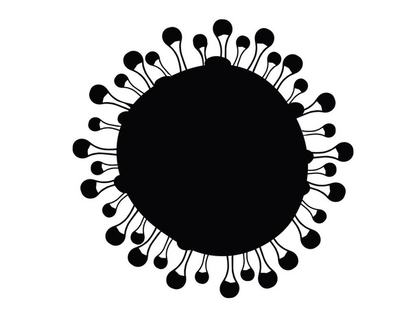 Bir grup virüs hücresi. Coronavirus hücre ilüstrasyonu. Sars koronavirüs. Tehlikeli koronavirüse yakından bakın. - Fotoğraf, Görsel