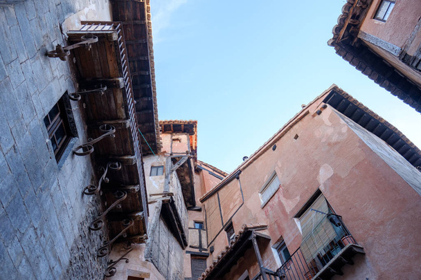 Albarracin, Terueli. Zzděné středověké město - Fotografie, Obrázek