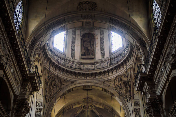 Amazing architecture of the Saint Paul church in Paris - Photo, Image