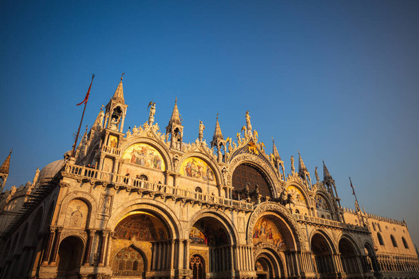 Saint Mark's Square and Basilica, Venice, Italy - Valokuva, kuva