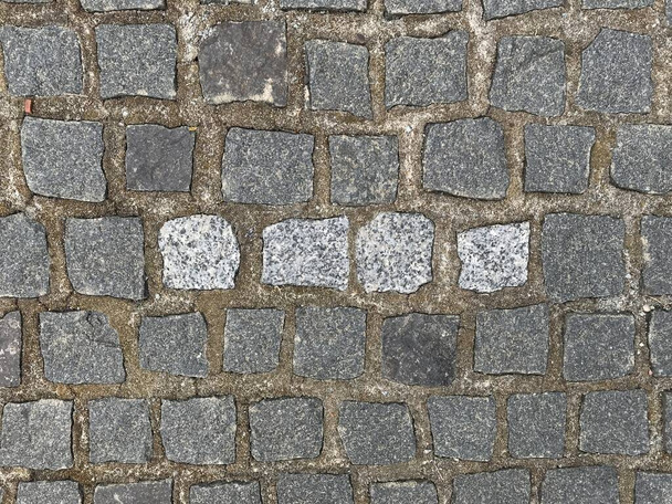 Top view of paving stones in city park - Fotó, kép