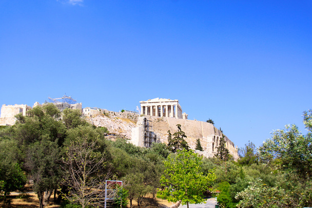 El famoso monumento partenón de athens, Grecia
 - Foto, Imagen