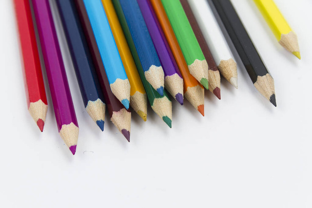 color pencils back to school - Photo, image