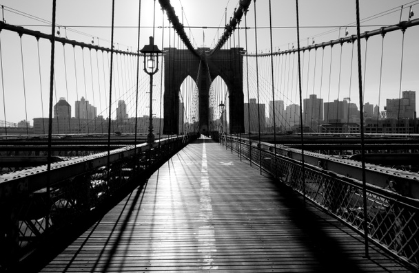 Brooklyn Bridge, Manhattan, Nueva York, EE.UU. - Foto, imagen