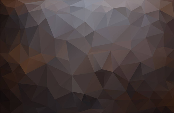 Abstraktní vektorové vojenské pozadí z trojúhelníků. Barva pozadí je černá, hnědá, červená. Vzor návrhu - Vektor, obrázek