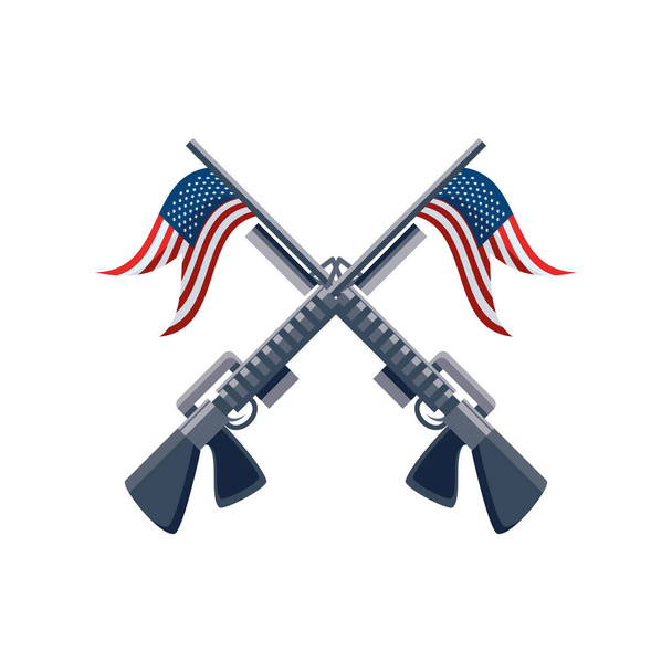 Fond d'écran : pistolet, drapeau américain, Etats-Unis, fusil d