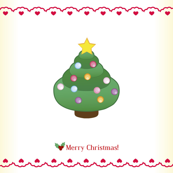 vánoční stromeček - vektorové ilustrace - Vektor, obrázek