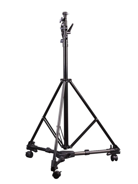 Photo studio lighting stands isolated on the white background. - Photo, Image