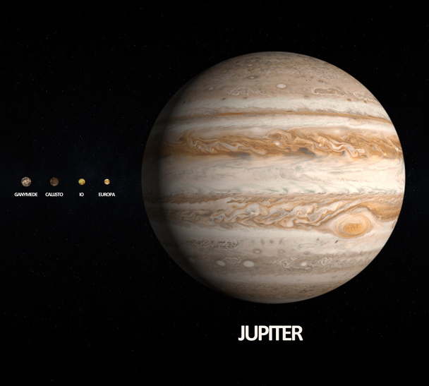Jüpiter uydusu ile - Fotoğraf, Görsel