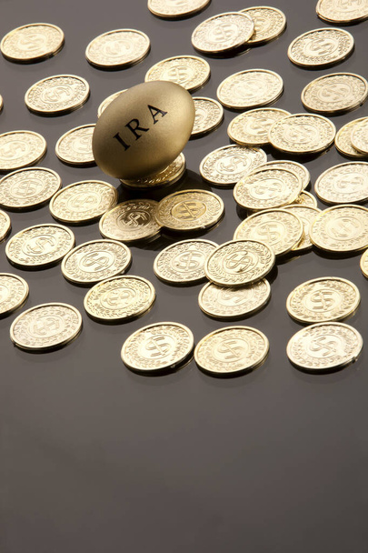 Money and nest eggs concept for retirement, savings, and financial planning - Photo, Image
