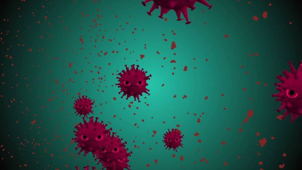 Koronavirus, vakcíny Covid-19. Ilustrace koronavirové vakcíny. Dezinfekce Bubbles gel. - Fotografie, Obrázek