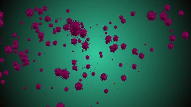 Coronavirus, Covid-19 vaccins. Coronavirus vaccin illustratie. Desinfectie Bubbles gel. - Foto, afbeelding