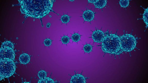 Coronavirus, Covid-19-Impfstoffe. Illustration zum Coronavirus-Impfstoff. Desinfektionsblasen Gel. - Foto, Bild