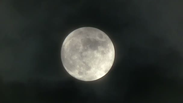 реальному часі повний місяць - Кадри, відео