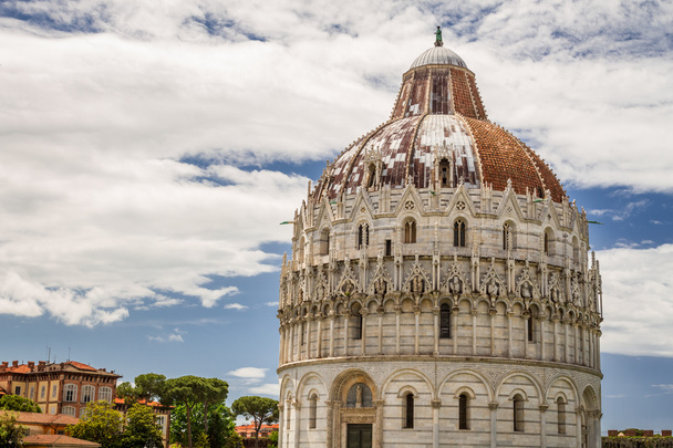 Ancient monuments in Pisa on green glade - Фото, зображення