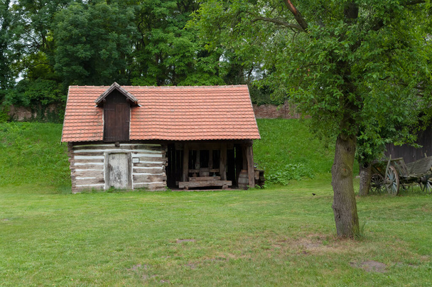 Старая популярная архитектура в Чехии. - Фото, изображение
