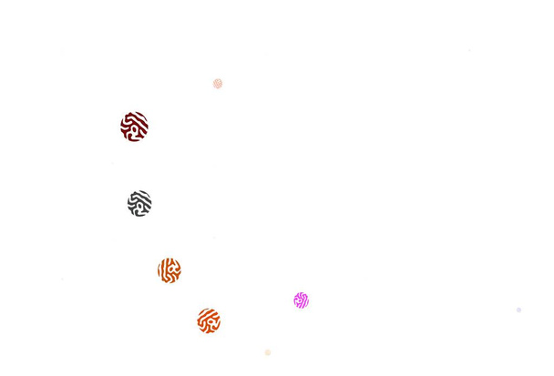 Світло-коричневий векторний фон з бульбашками. Абстрактна ілюстрація з кольоровими бульбашками в стилі природи. Шаблон для красивих веб-сайтів
. - Вектор, зображення