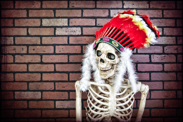 Squelette amérindien
 - Photo, image