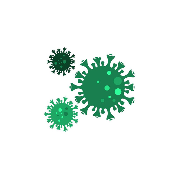 corona Virus vector ilustración icono plantilla diseño
 - Vector, Imagen