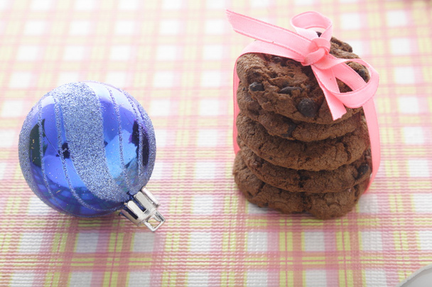 chocolade koekjes - Foto, afbeelding