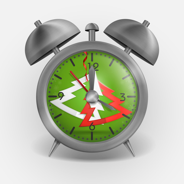 Metal Classic Style Alarm Clock - Vector, imagen