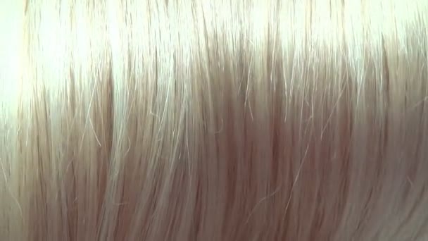 Sarı saçlı doku arka plan vurgulama - Video, Çekim