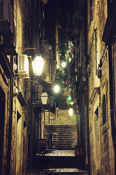 Ночной вид Дубровника
 - Фото, изображение
