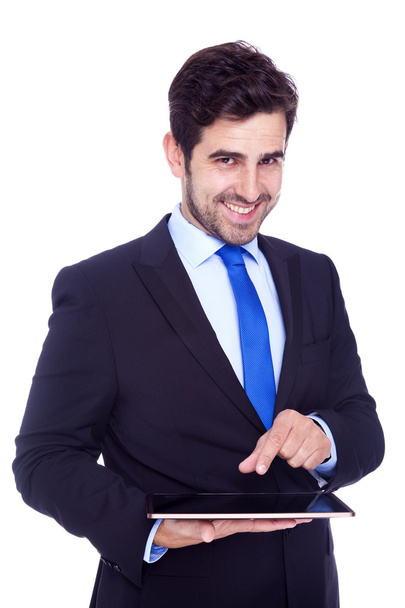 Business man with digital tablet - Fotó, kép