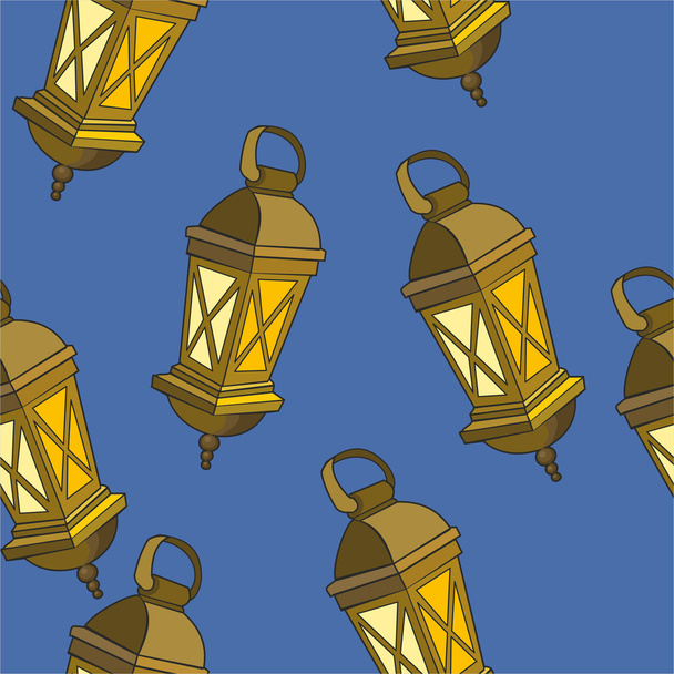 Christmas small lamps - Vector, Image