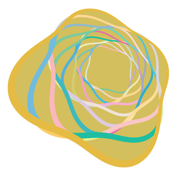 Formas abstratas em espiral, redemoinho, giro e vórtice
 - Vetor, Imagem