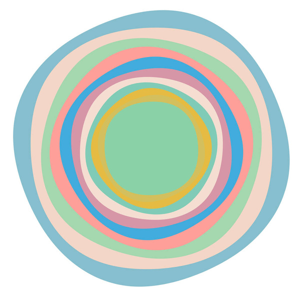 Formas abstractas de espiral, remolino, giro y vórtice
 - Vector, imagen