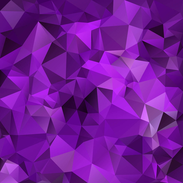 vector abstract irregular polygon square background - triangle low poly pattern - color bright violet lilac lavender purpl - Vector, Image
