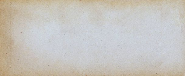 Vanha ruskea paperi pergamentti tausta suunnittelu ahdistunut vuosikerta tahrat ja muste roiske ja valkoinen haalistunut nuhjuinen keskus, tyylikäs antiikki beige väri - Valokuva, kuva