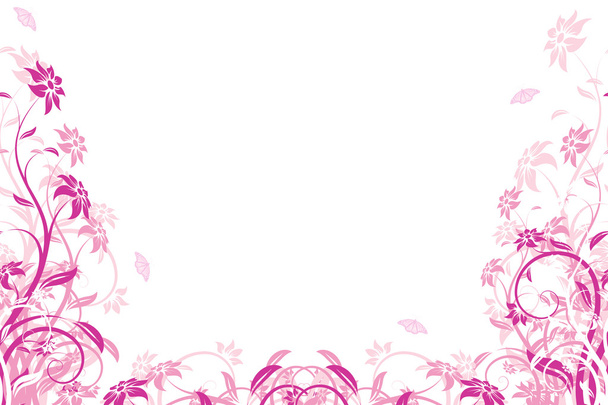 Flower background. Vector illustration - Vector, Image
