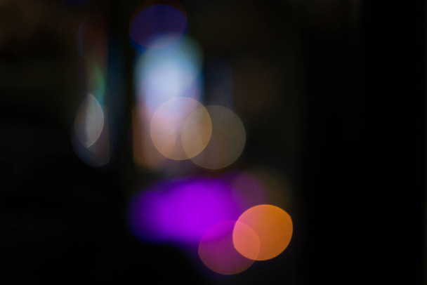 Colored lights blurry texture background - Foto, Imagem
