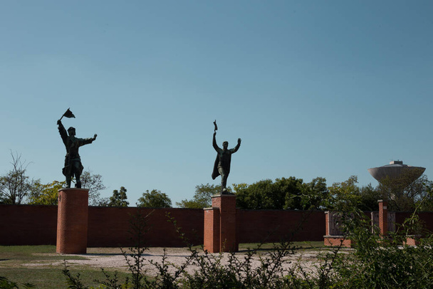 Staré sochy památníku Sovětského svazu - Fotografie, Obrázek