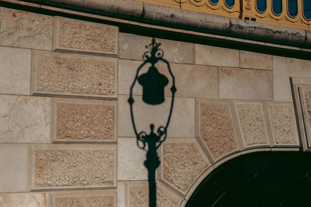 Régi európai városi utcai lámpák - Fotó, kép