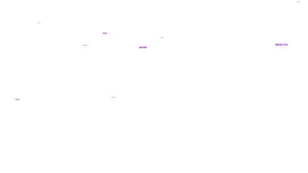 Menopauza animované slovo mrak na bílém pozadí. - Záběry, video
