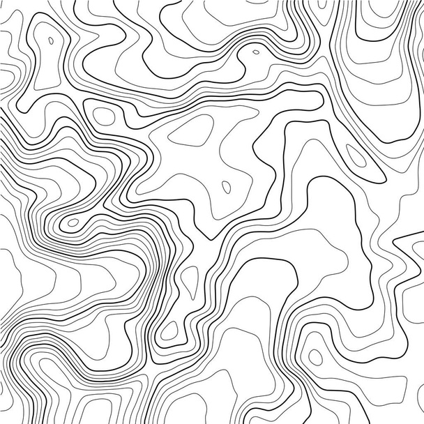 Fondo del mapa topográfico. ilustración abstracta
 - Vector, Imagen