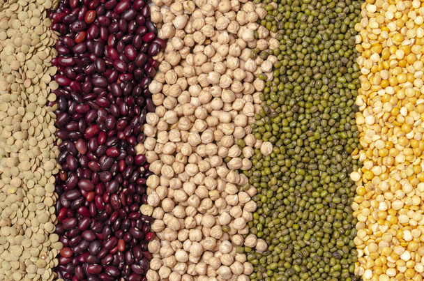 Multicolor dired legumbres para fondo, Diferente seco
 - Foto, Imagen