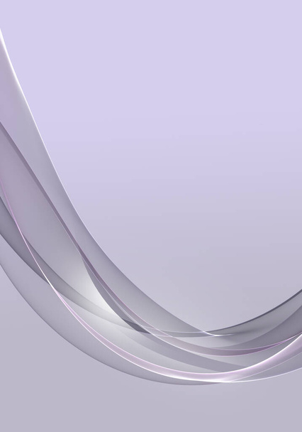Abstraktní pozadí vln. Lilac abstraktní pozadí pro tapety oder vizitka - Fotografie, Obrázek