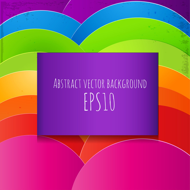 Abstract rainbow background with place for your text. - Vetor, Imagem