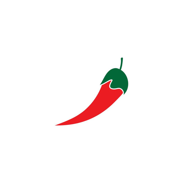 Plantilla de ilustración de vector de logotipo de Chili caliente
 - Vector, imagen